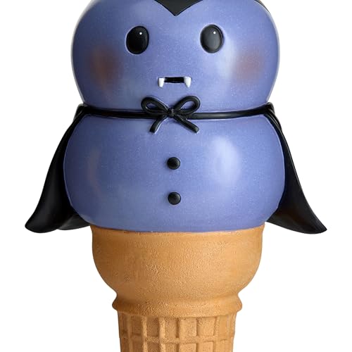 Halloween Dracula I-Scream Cone Tabletop Decoration - Purple, 14 Inch