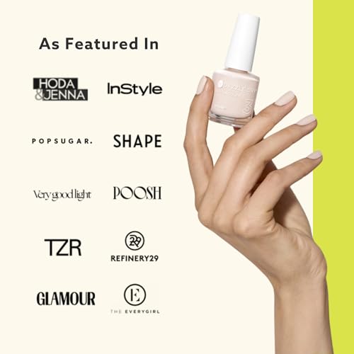 Dazzle Dry Nail Lacquer (Step 3) - Moonlight - A full coverage, pearlescent grey-toned blue. Full coverage cream. (0.5 fl oz)