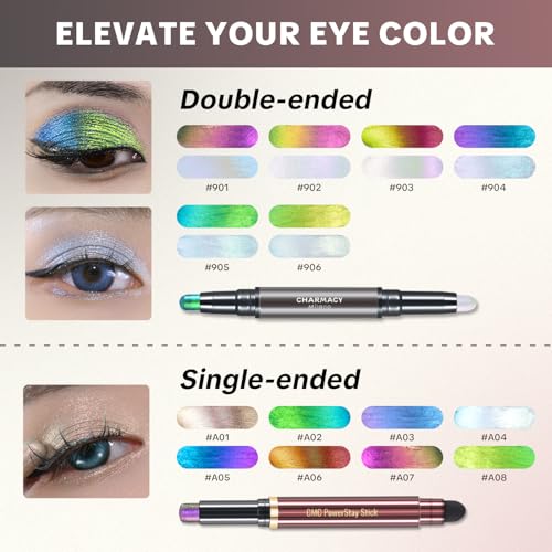 Multichrome 2-in-1 Cream Eyeshadow Stick Waterproof Highlighter - Shade 905