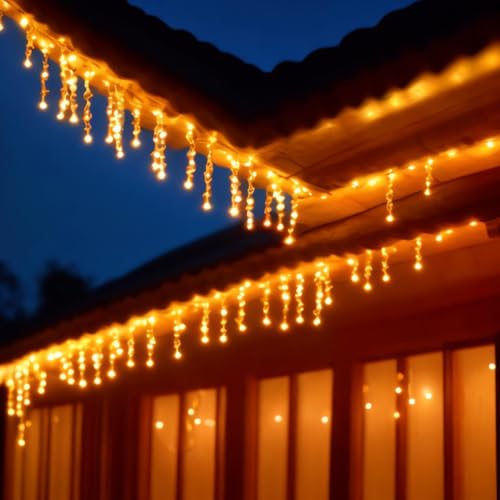 105PCS Outdoor Gutter Light Clips for Christmas & Holiday Decoration