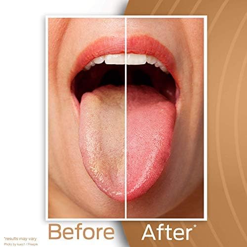 DrTung’s Copper Tongue Scraper - Effective Tongue Cleaner for Fresh Breath | Comfortable Grip & Travel Case