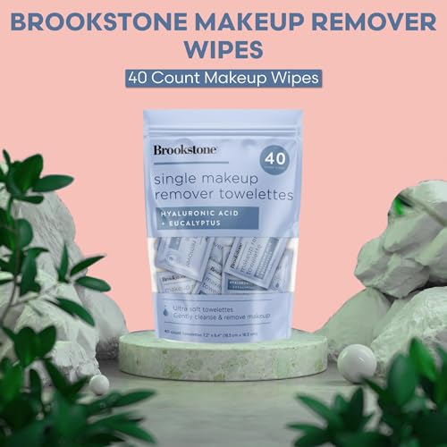 Hyaluronic Acid Eucalyptus Makeup Remover Wipes - Individually Wrapped Travel Pack