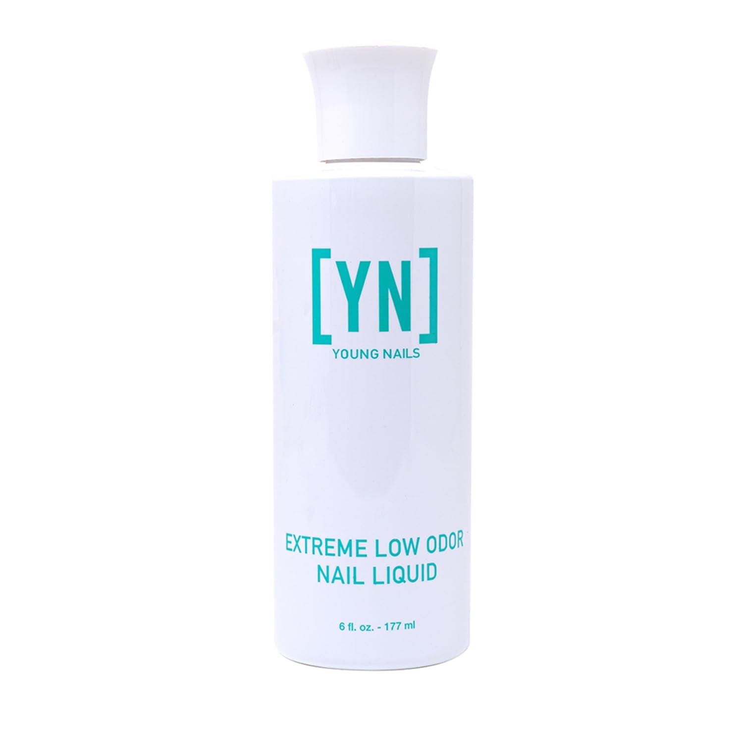 Young Nails Extreme Low Odor Nail Liquid Monomer for Acrylic Nail Powder - Professional Liquid Monomer, Acrylic Nails at Home, Extreme Low Odor, MMA Free, Non-Yellowing, 6 Fl Oz