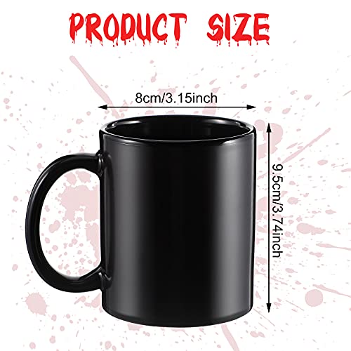 Color Changing Zombie Mug - Heat Sensitive Ceramic Coffee Cup, 11 oz