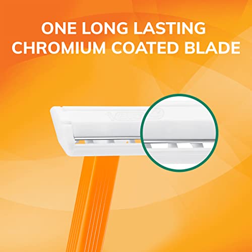 Men's Disposable Razors 52 Pack - Sensitive Single-Blade, Smooth Shave