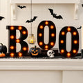 Halloween Decorations Indoor – “Boo” LED Marquee Light Up Letters
