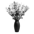 Black & White Halloween Glitter Branches Picks - 36 Pcs Spooky Decor