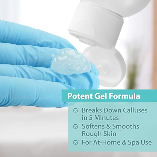 Ebanel Salon-Grade Callus Remover Gel with 20% Urea, 8.5 oz Pedicure Peel - Pack of 1