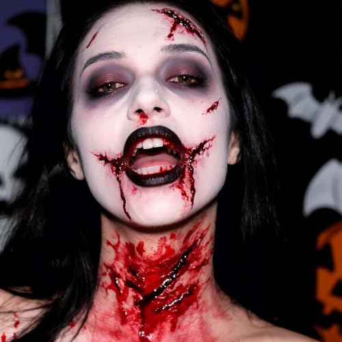 Fake Blood Spray 2.01Oz for Halloween Cosplay & Special Effects, Washable
