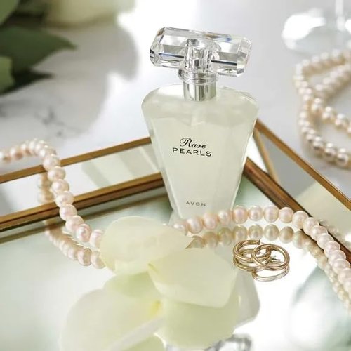 AVON Rare Pearls Eau De Parfum for Women - Long-Lasting Floral Fragrance with Magnolia & Rosewood | 1.7 fl oz Travel Size