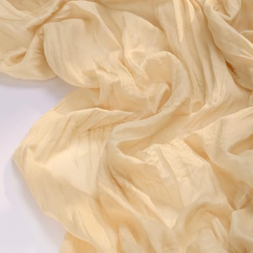 Sand Cheesecloth Table Runner 10ft for Wedding Party Birthday Home Decor - 10 Pieces