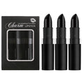 Black Lipstick Set - Matte Velvety Lip Gloss for Face Makeup & Halloween Faces - 01# Variation