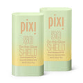 Pixi Beauty On-the-Glow SHIELD SPF 50 Sunscreen Stick - Lightweight, Hydrating & No White Cast | Travel Size, Vegan | 2-Pack (2x 0.6oz/19g)