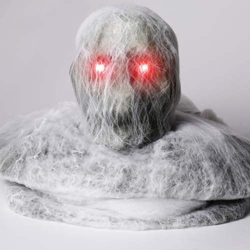 72 Inch Halloween Hanging Corpse Prop with LED Lighted Eyes & Spooky Sound Effects