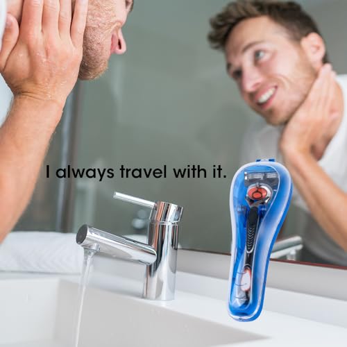 Nincha Blue Portable Razor Travel Case Waterproof Shaver Protector