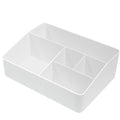 Granvela 5-Compartment Desktop Organizer for Home, Office, and Daily Essentials(Creamy White)