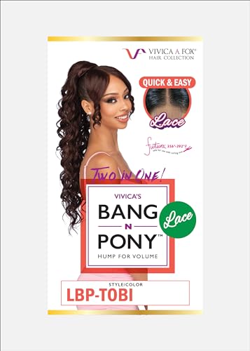 Vivica A. Fox LBP-TOBI, Bang & Pony, Quick and Easy Lace, Color FS1B/30