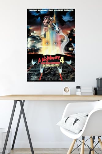 Nightmare on Elm Street 4 Dream Master Poster - 22.375 x 34 Premium Unframed Wall Art - Variant: 34"L x 22.4"W