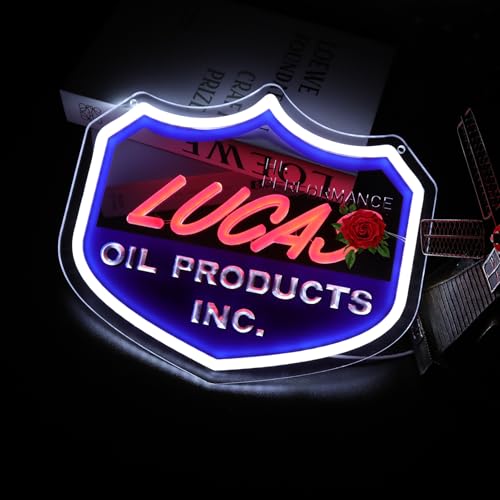Dimmable Neon Wall Sign for Garage & Auto Shop Decor - Racing Car Lover Gift