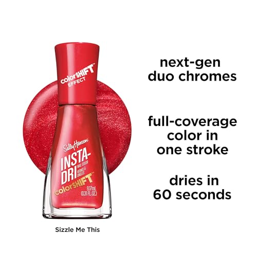 Nail Polish - ColorShift Duo Chrome Effect, 0.31 Fl Oz - Sizzle Me This, Variation 152