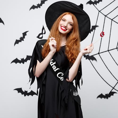 Halloween Bridal Sash - Gothic Witchy Wedding & Bachelorette Accessories