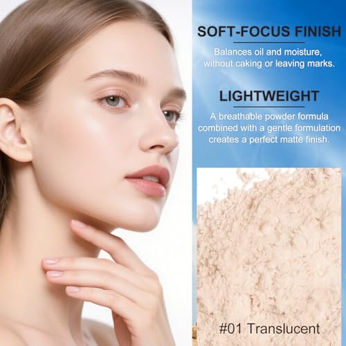 Mineral Sunscreen Setting Powder SPF 35 Translucent - Oil Control Face & Scalp Finish #01