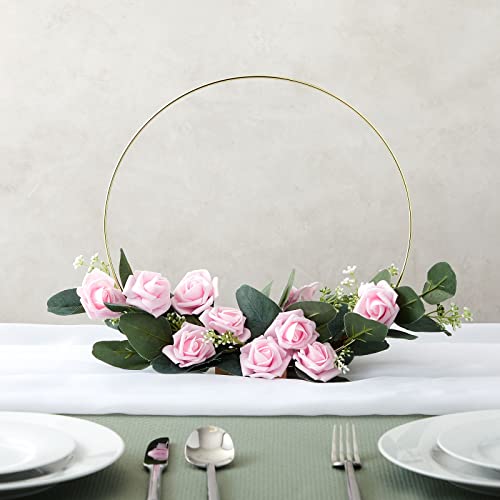 200 Pack Light Pink Foam Roses - Stemless Artificial Flowers for Wedding & Party Decor