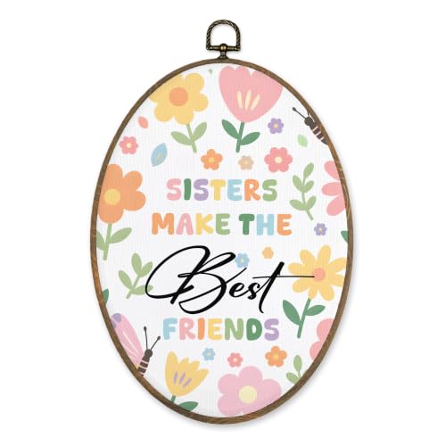 Boho Floral Girl Nursery Oval Wall Art Decor - Flower 6