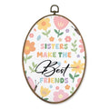 Boho Floral Girl Nursery Oval Wall Art Decor - Flower 6