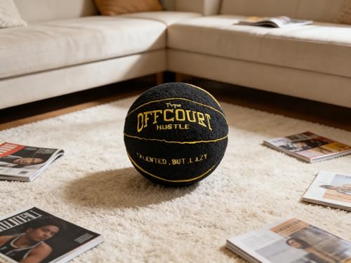 Green 9.8 Inch Children's Basketball Plush Throw Pillow - Pack of 2