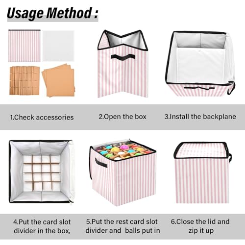 Large Christmas Ornament Storage Box with Zipper & Dividers - 64 Capacity, 13x13 Inch