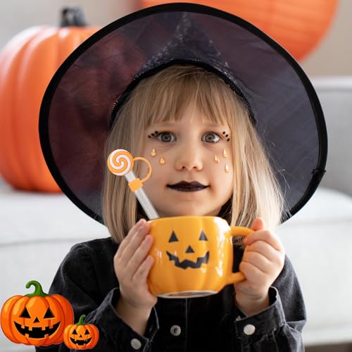 10mm Halloween Straw Cover Caps - Pack of 24 Compatible with Stanley