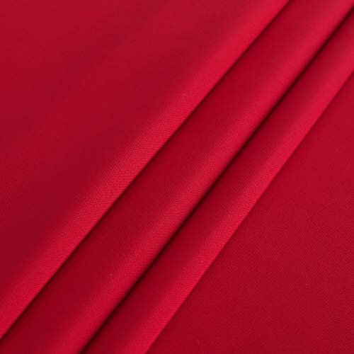 Red Rectangle Waterproof Tablecloth 60 x 120 Inches - Heavyweight Polyester