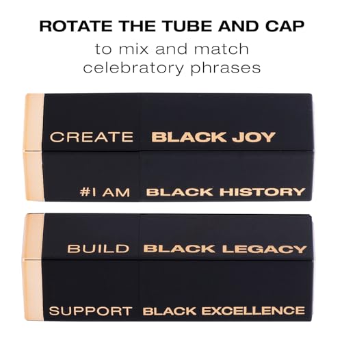 Black Cherry Matte Lipstick - Lip Makeup with Rich Pigment & Cruelty-Free Formula
