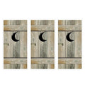 Rustic Desert 3-Piece Western Outhouse Door Covers for Cowboy Party Decorations - Indoor & Outdoor