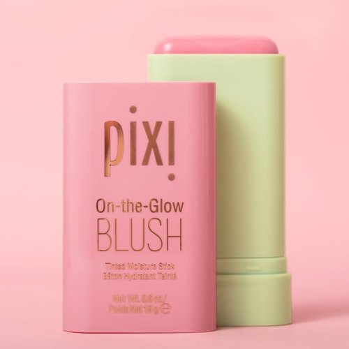 Pixi On-the-Glow Blush Stick - Hydrating Tinted Moisture Stick for Cheeks & Lips | Fleur, 19g / 0.6 oz