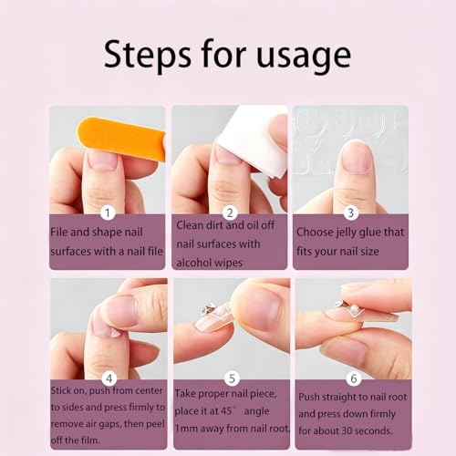 Halloween Press-On Nails Short Square Night Sky Dead Tree Pumpkin Style77