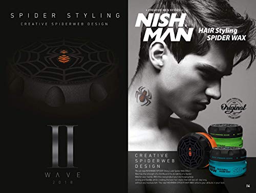 Nishman Hair Styling Wax S3 150ml - Water-Based Texturizing & Hold