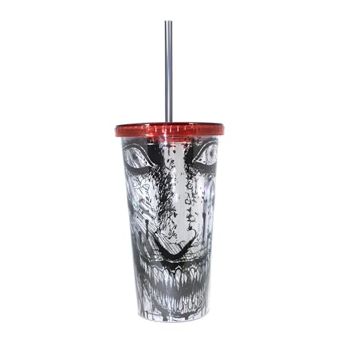 Junji Ito Tomie 20oz Carnival Cup with Lid & Straw - Creepy Fan Gift