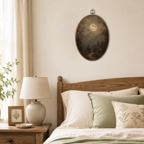 Halloween Fall Landscape Canvas Wall Art - Color 05, 8.6x11.4 Inches