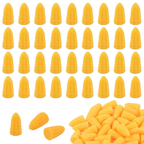 Mini Fake Candy Corn 50PCS Halloween Decor Artificial Resin Vegetables