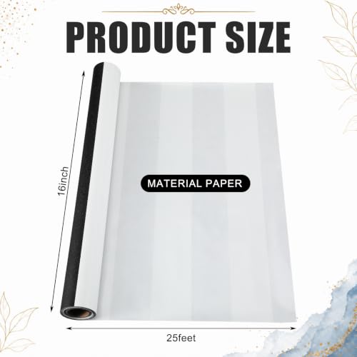 Black and White Striped Paper Table Runner 25x16 Feet for Events & Parties