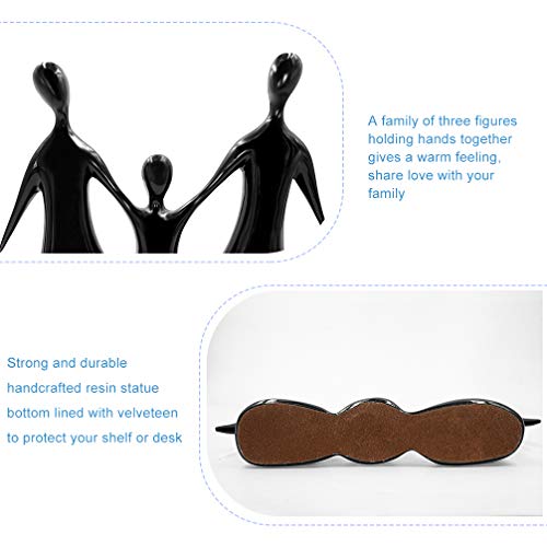 Family Figurines Set - Modern Resin Art Sculpture for Home Decor & Gifts