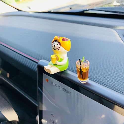 Mini Cat Car Dashboard Decorations - Variation B2
