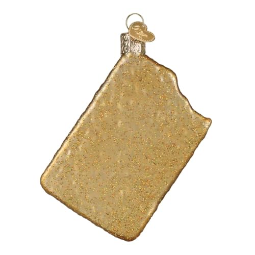 Glass Toaster Pastry Ornament - Handcrafted Holiday Christmas Tree Decor