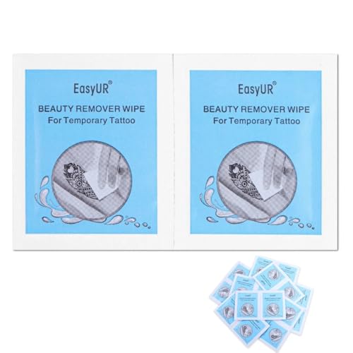 Disposable Tattoo Removal Wipes S / 20 Pack Gentle Face Paint Remover