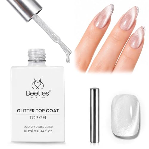 Beetles Cat Eye Gel Top Coat with Magnet - Clear 10ml, G-Clear-1