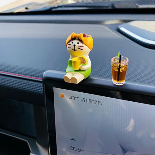 Mini Cat Car Dashboard Decorations - Variation B2