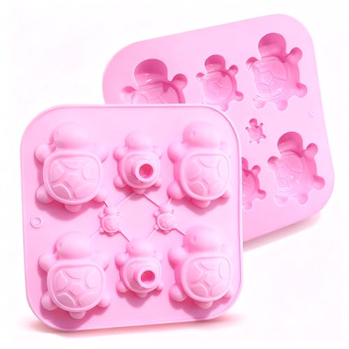 Turtle Silicone Molds for Chocolate & Resin - 16 Cavities with Variation B