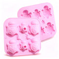 Turtle Silicone Molds for Chocolate & Resin - 16 Cavities with Variation B